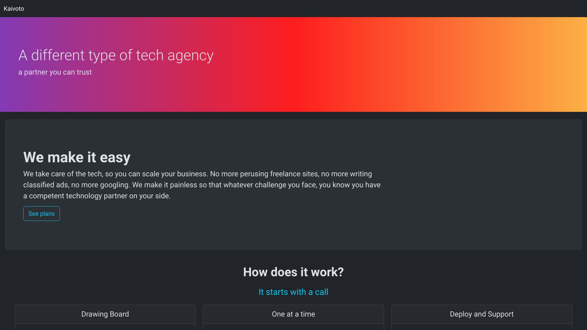 Kaivoto startup – AI Consulting
