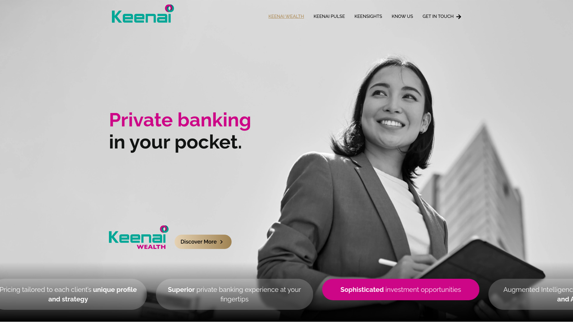 Keenai Wealth startup – AI Investing