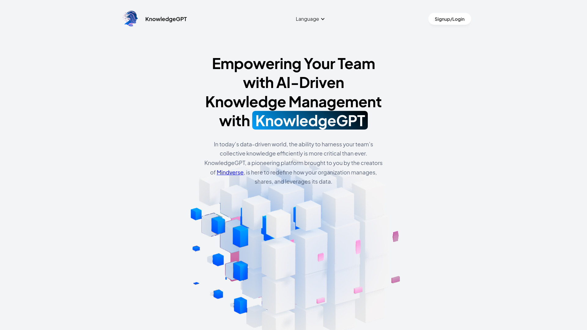 KnowledgeGPT startup – AI Knowledge Management