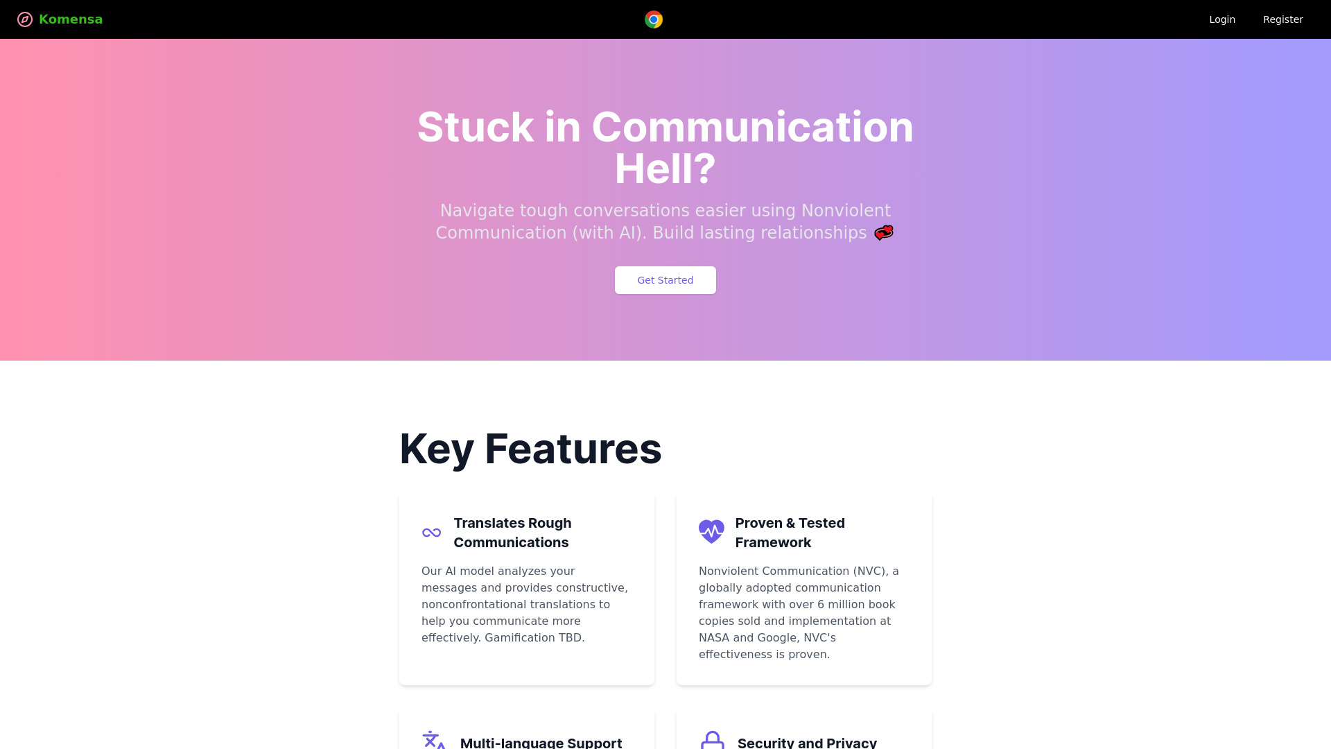 Komensa startup – AI Assistant