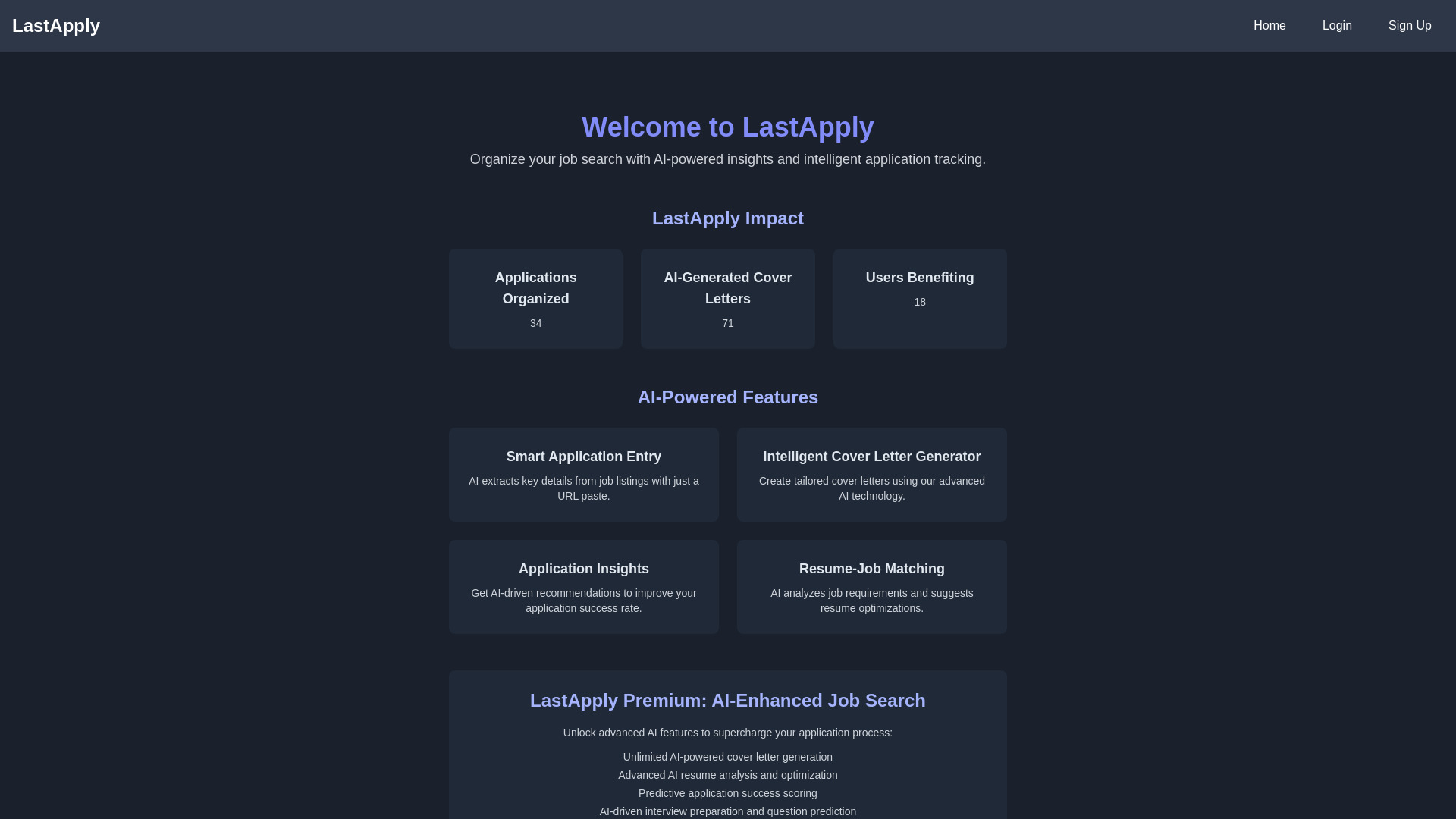 LastApply startup – AI Assistant