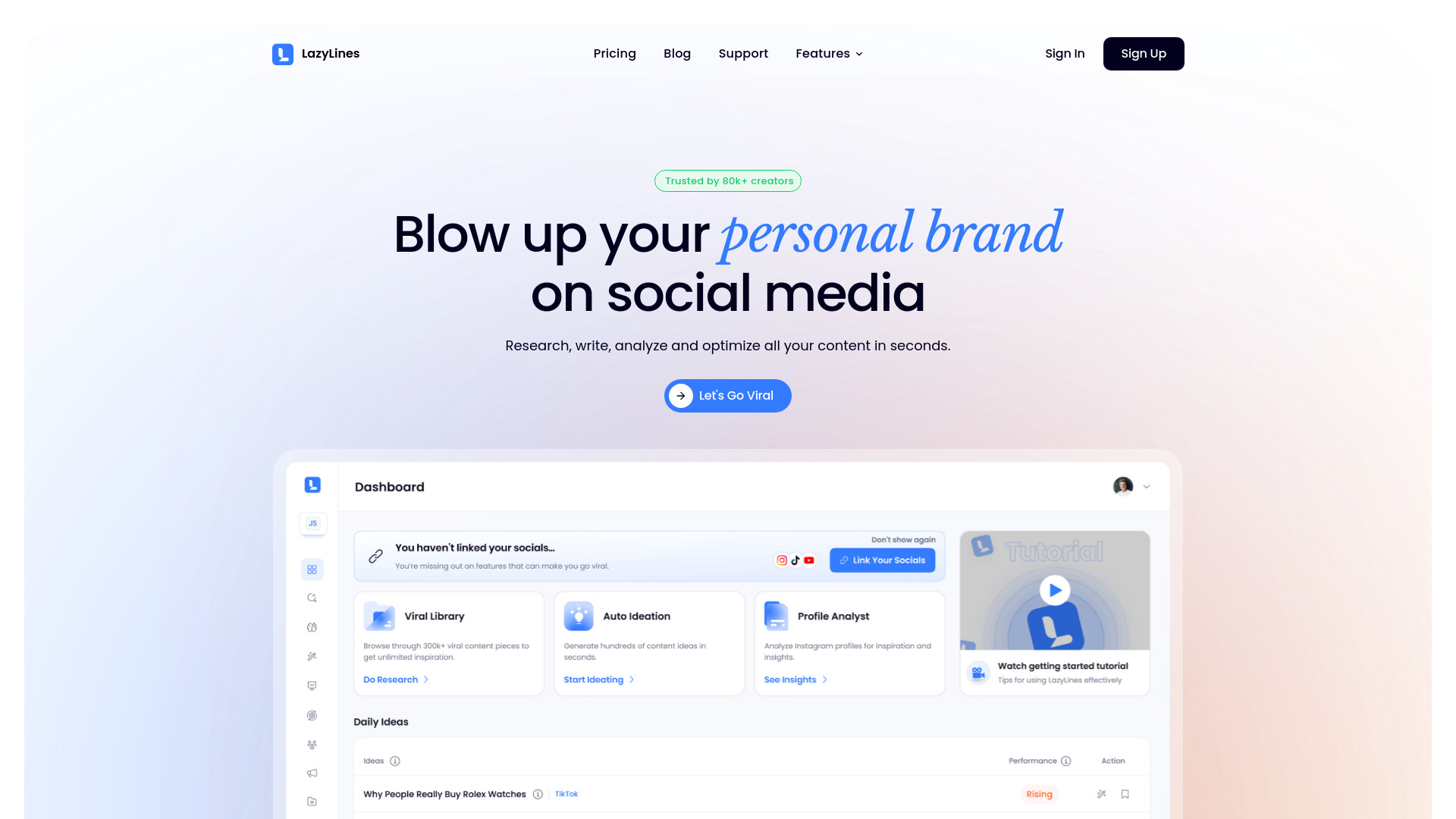 LazyLines startup – AI Script Writing