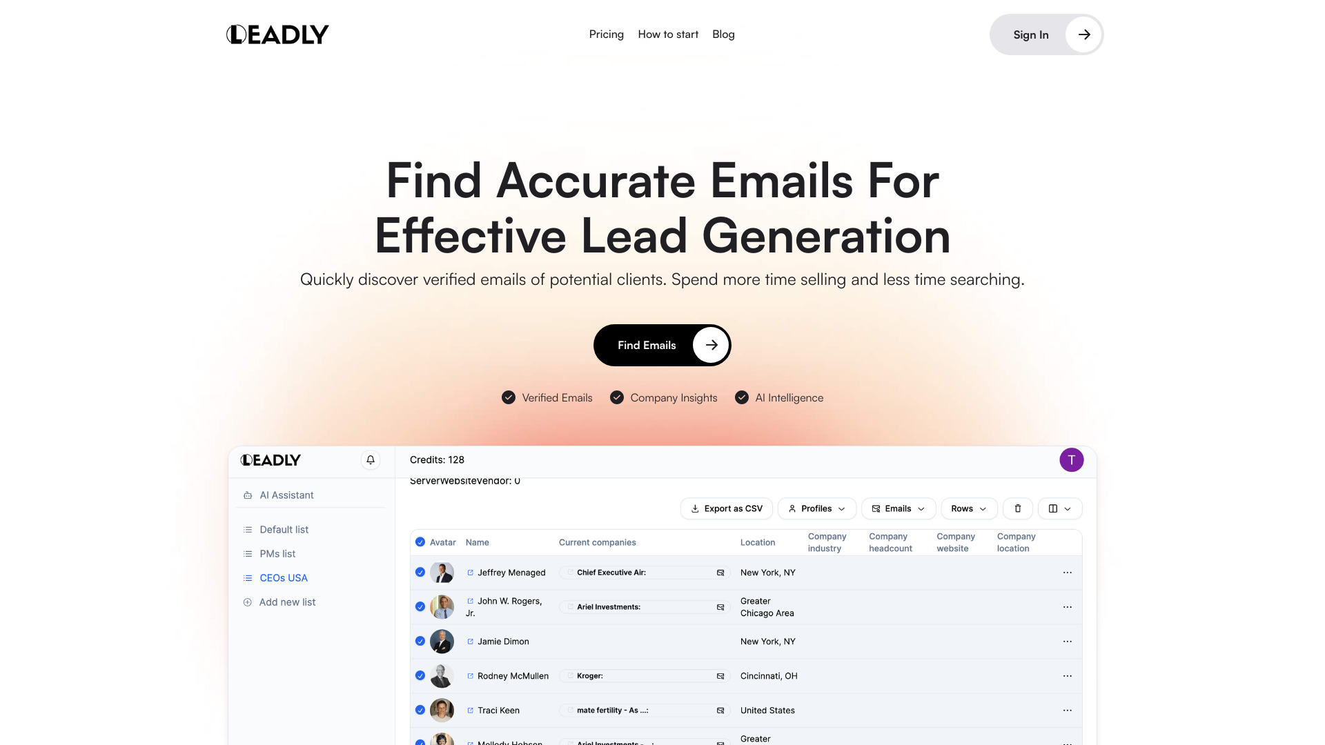 Leadly startup – AI Lead Generation
