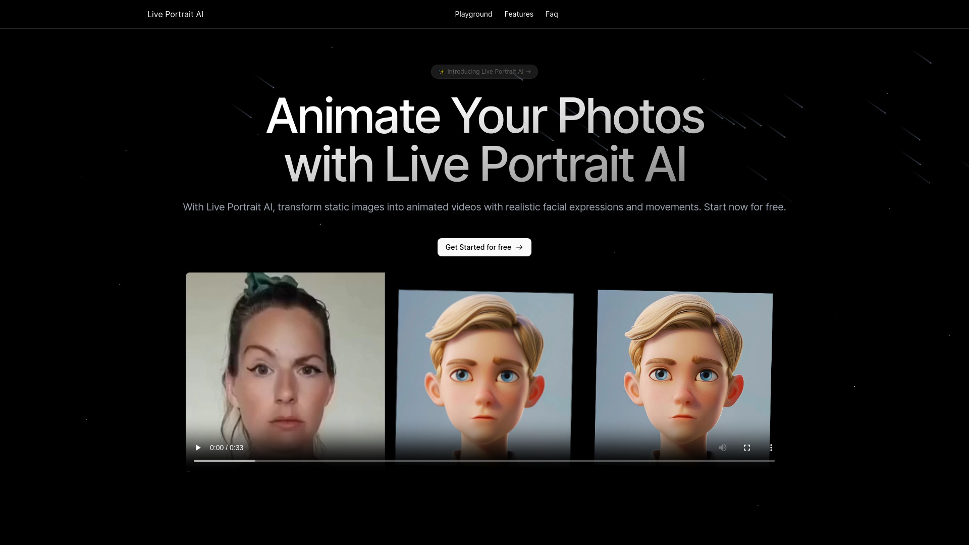 Live Portrait AI startup – AI Animation Generator