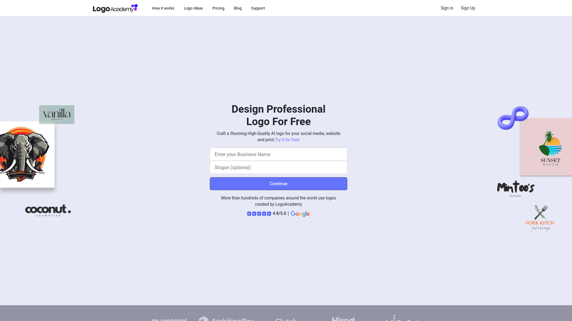 Logo Academy startup – AI Logo Generator