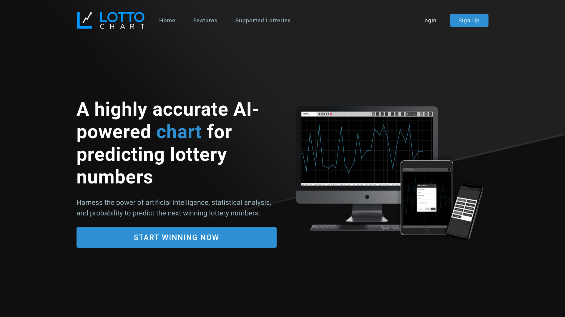 Lotto Chart startup – AI Predictions