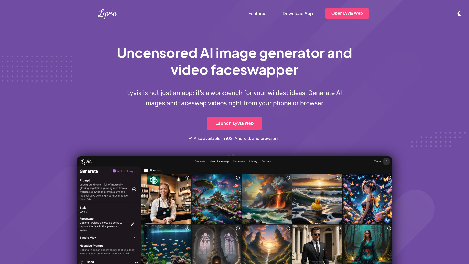 Lyvia AI startup – AI Image Generator