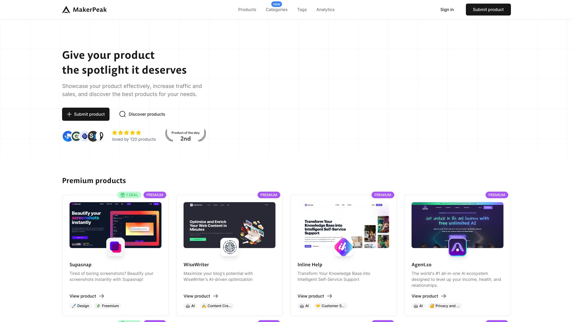 MakerPeak startup – AI Tools Directory