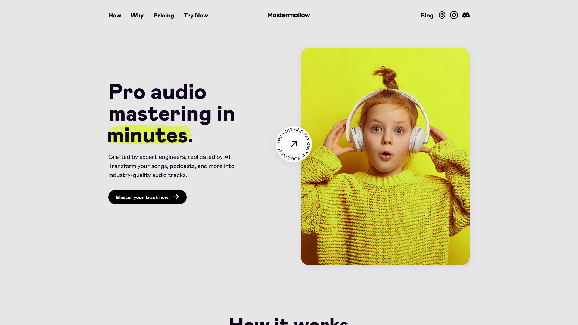 Mastermallow startup – AI Audio Enhancer