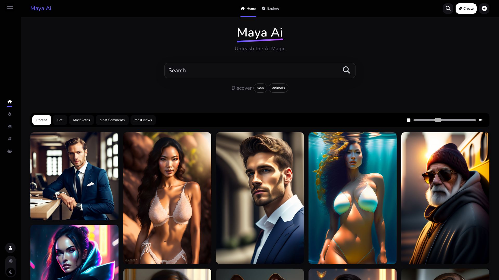 Maya Ai startup – Text to Image
