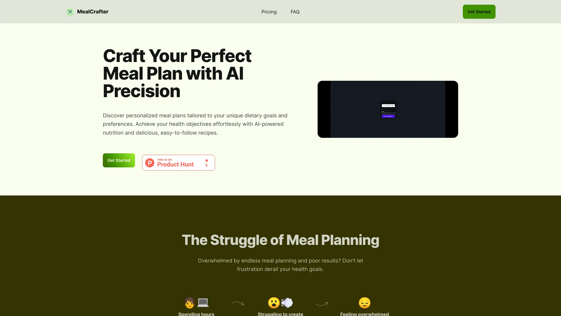 Meal Crafter startup – AI Cooking Assistant