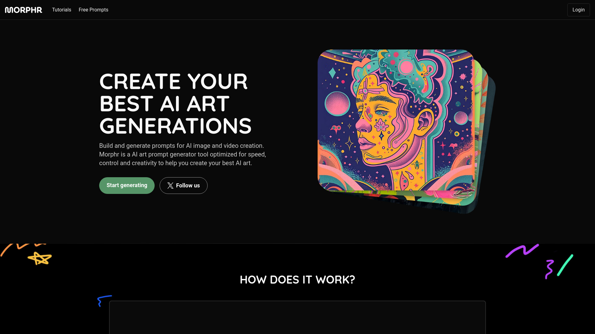 Morphr startup – AI Prompt Generator