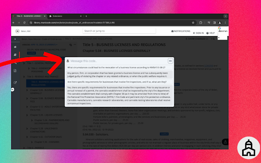 Municode.ai - Chat with any Municipal Code startup – AI Legal Assistant
