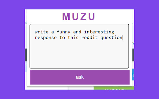 MUZU startup – AI Assistant