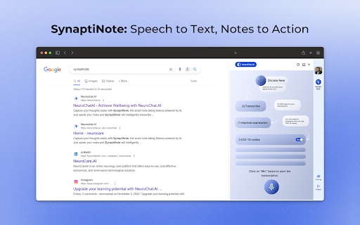 NeuroChat.AI startup – AI Speech-to-Text