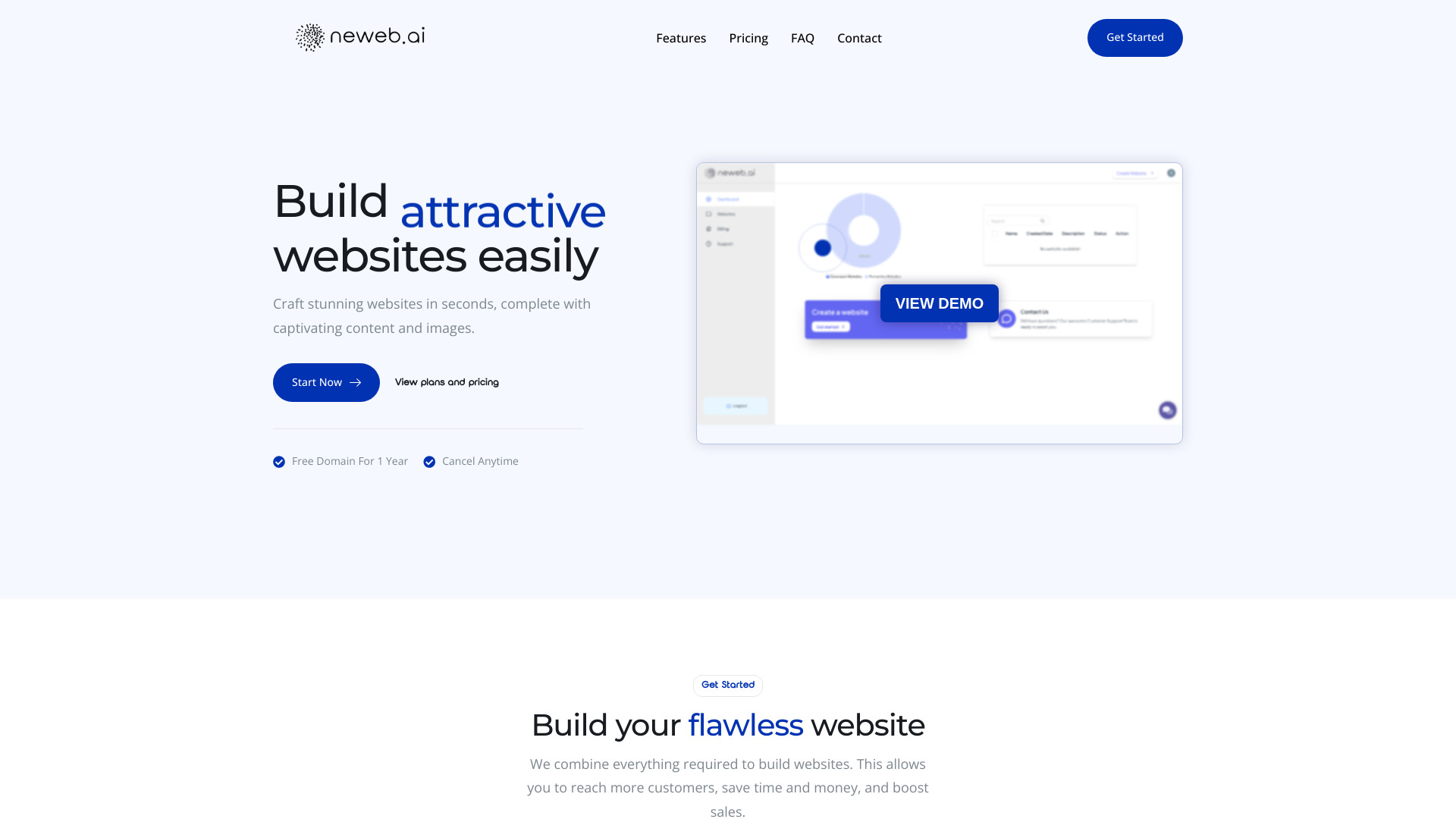 Neweb.ai startup – AI Website Builder