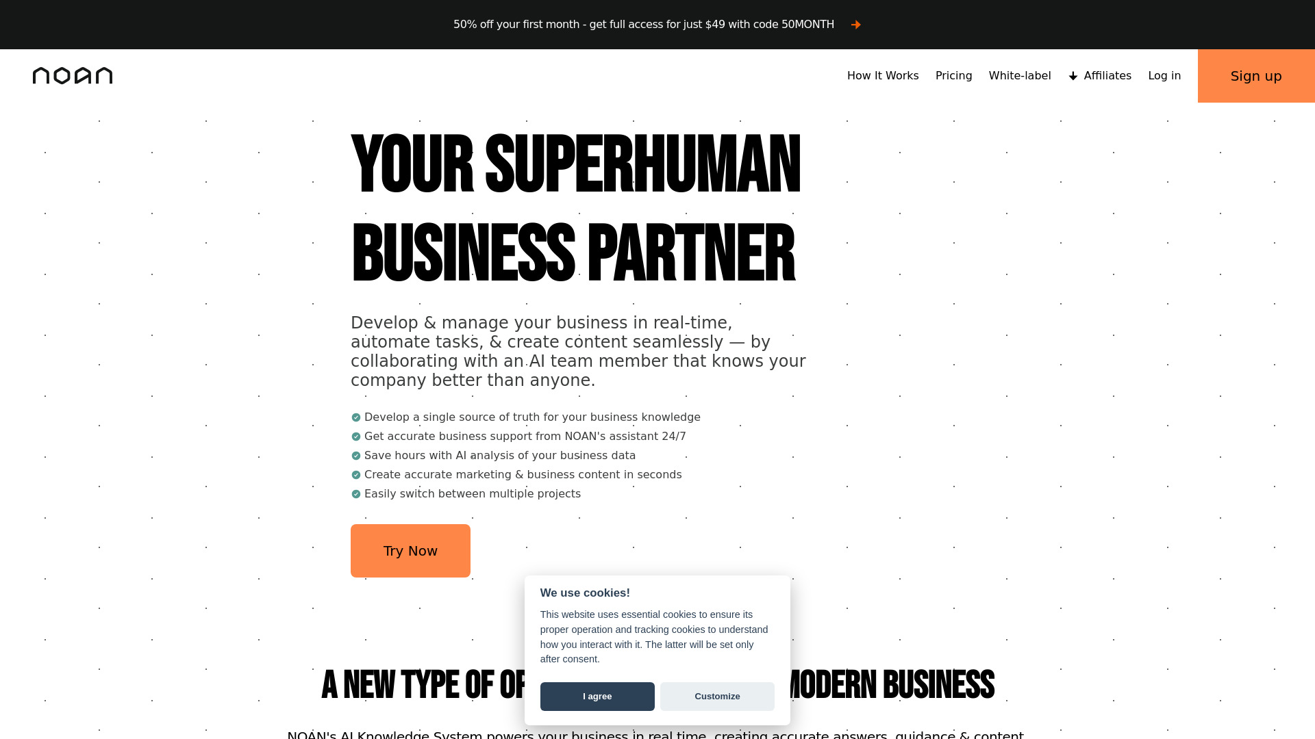 NOAN startup – AI Assistant