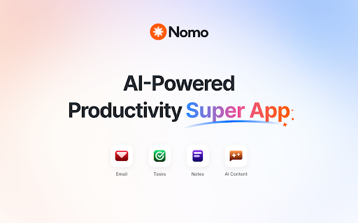 Nomo startup – AI Productivity Tools