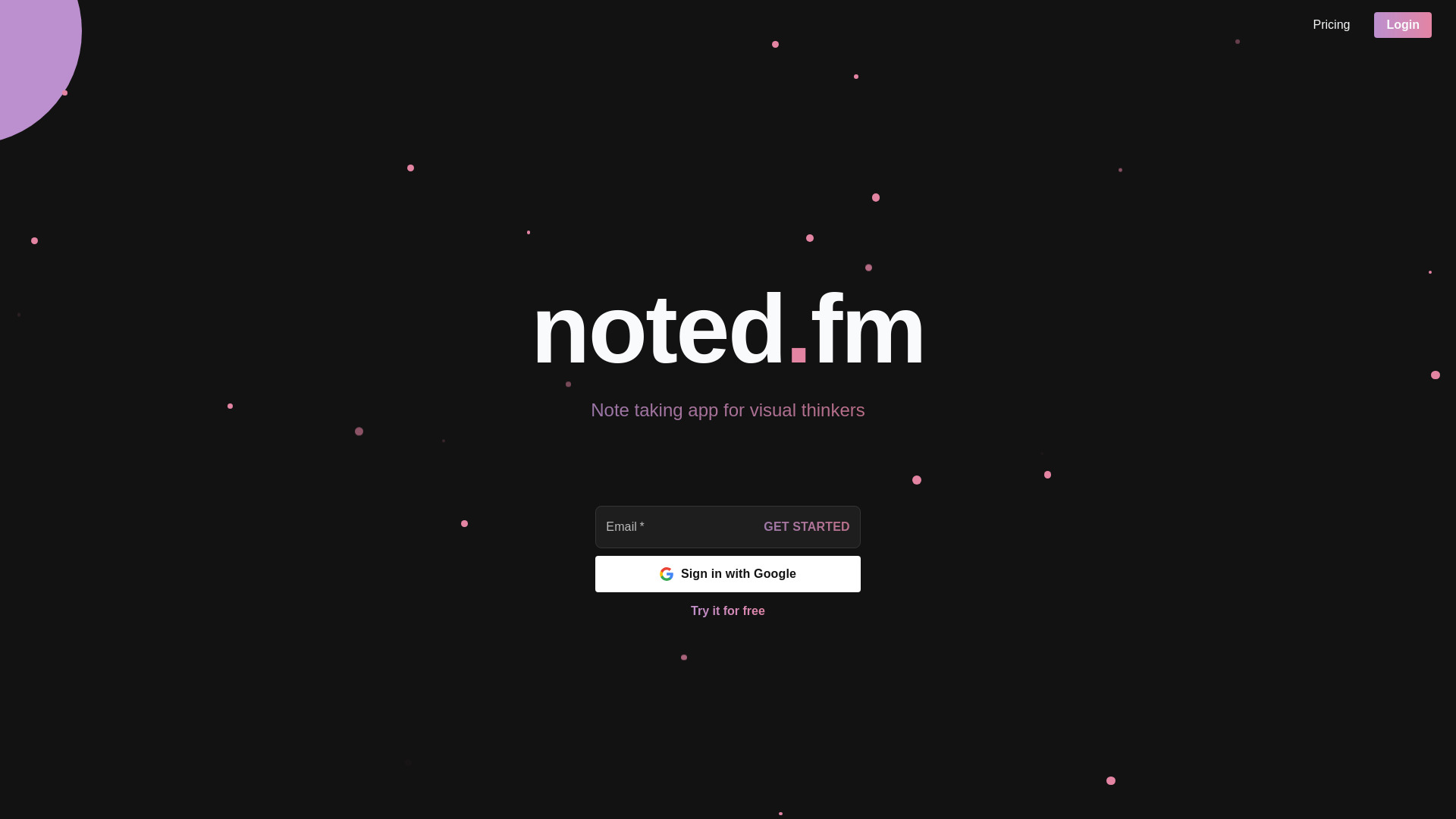 Noted.fm startup – AI Mind Mapping