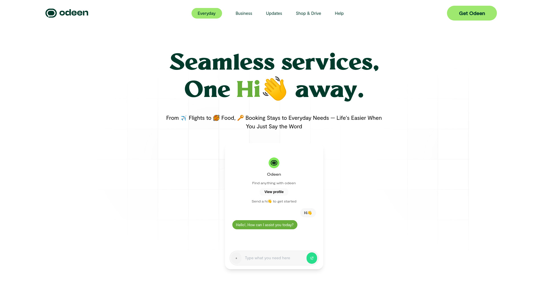 Odeen startup – AI Assistant