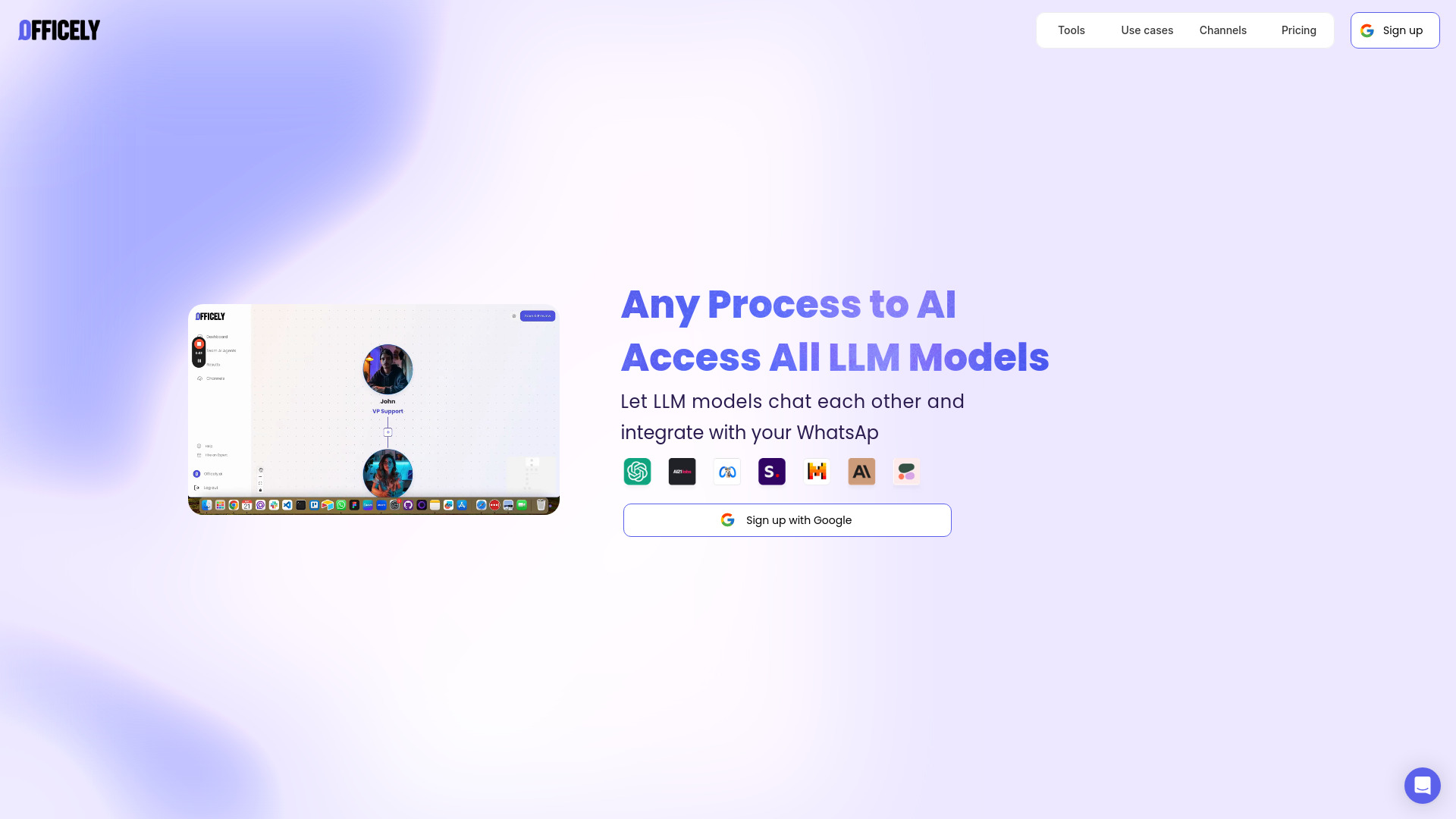 Officely AI startup – AI Workflow