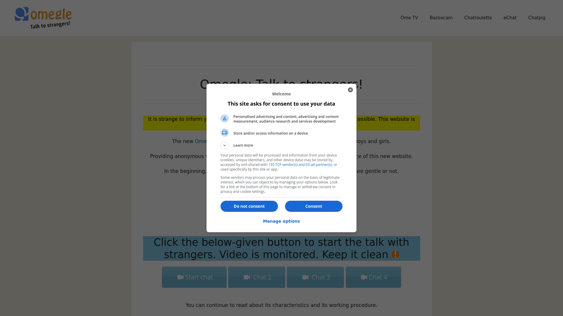 omegle.site startup – AI Assistant