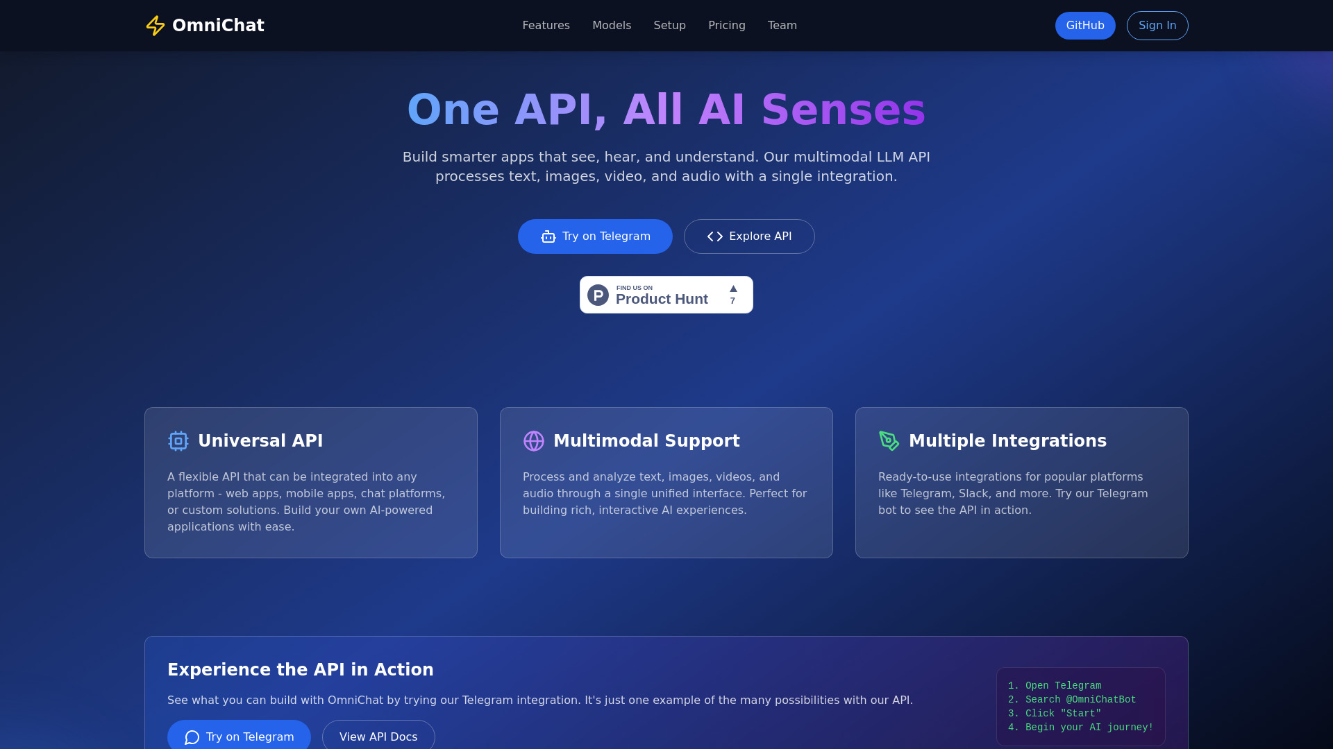 OmniChat startup – AI Agent