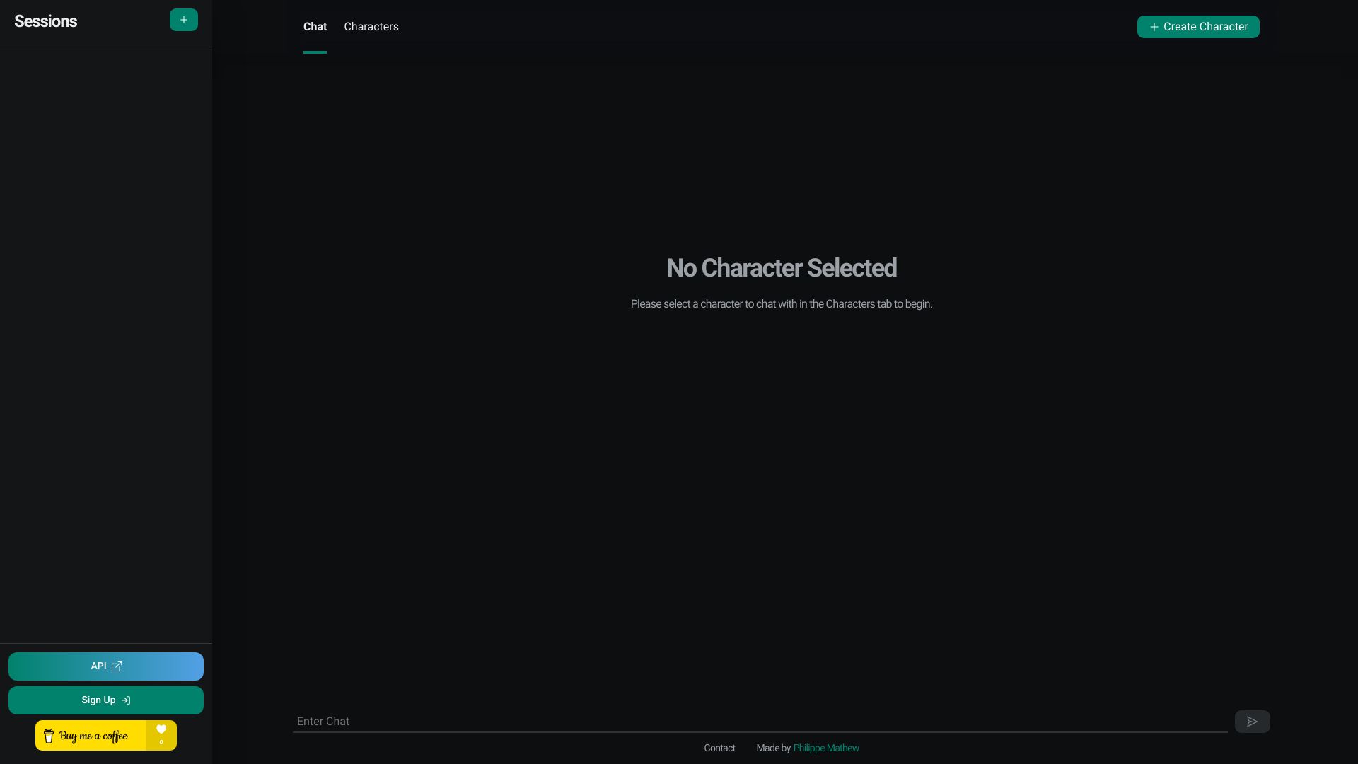 OptiTalk - Character Creation Service startup – Other