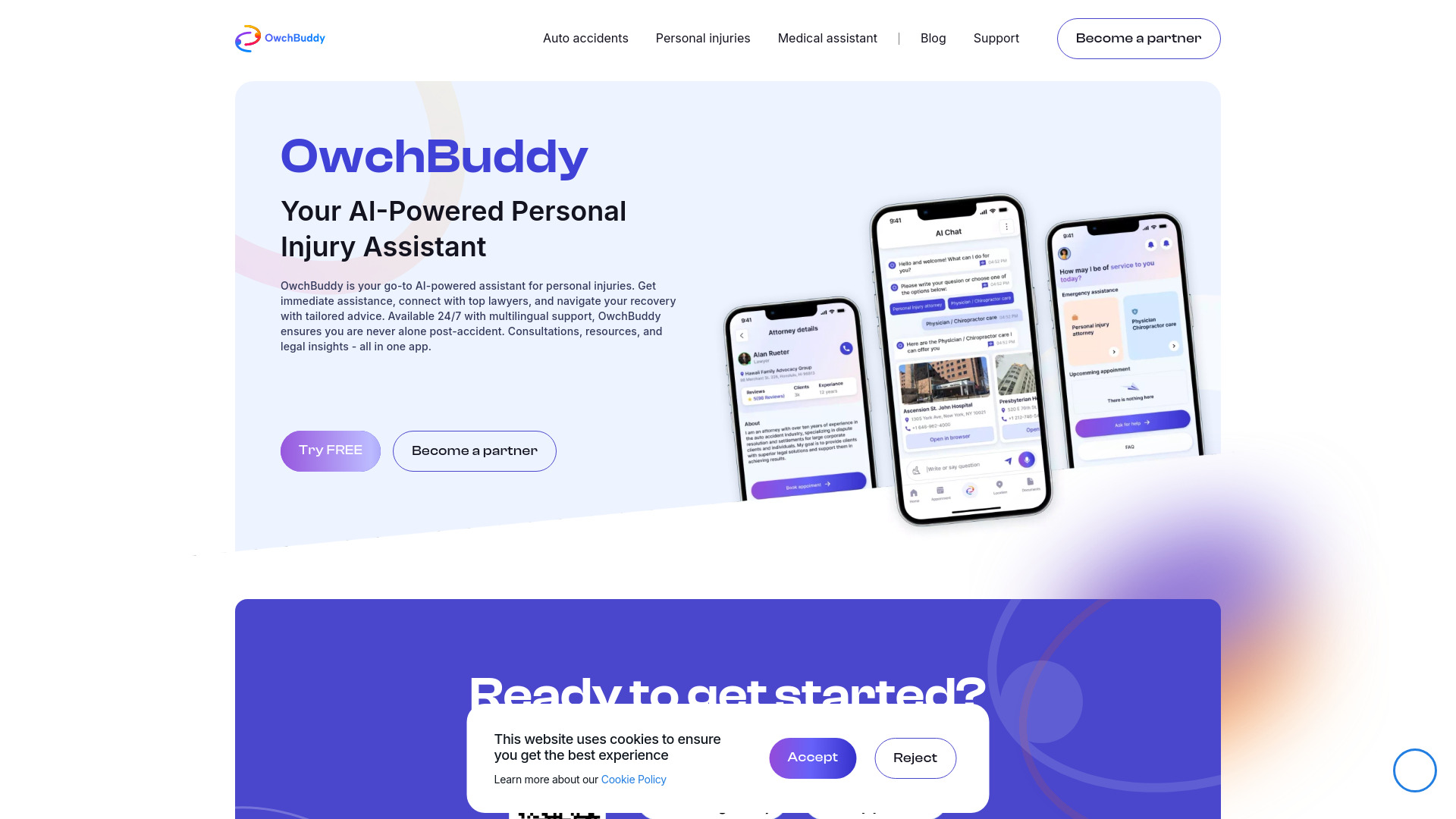 OwchBuddy startup – AI Legal Assistant