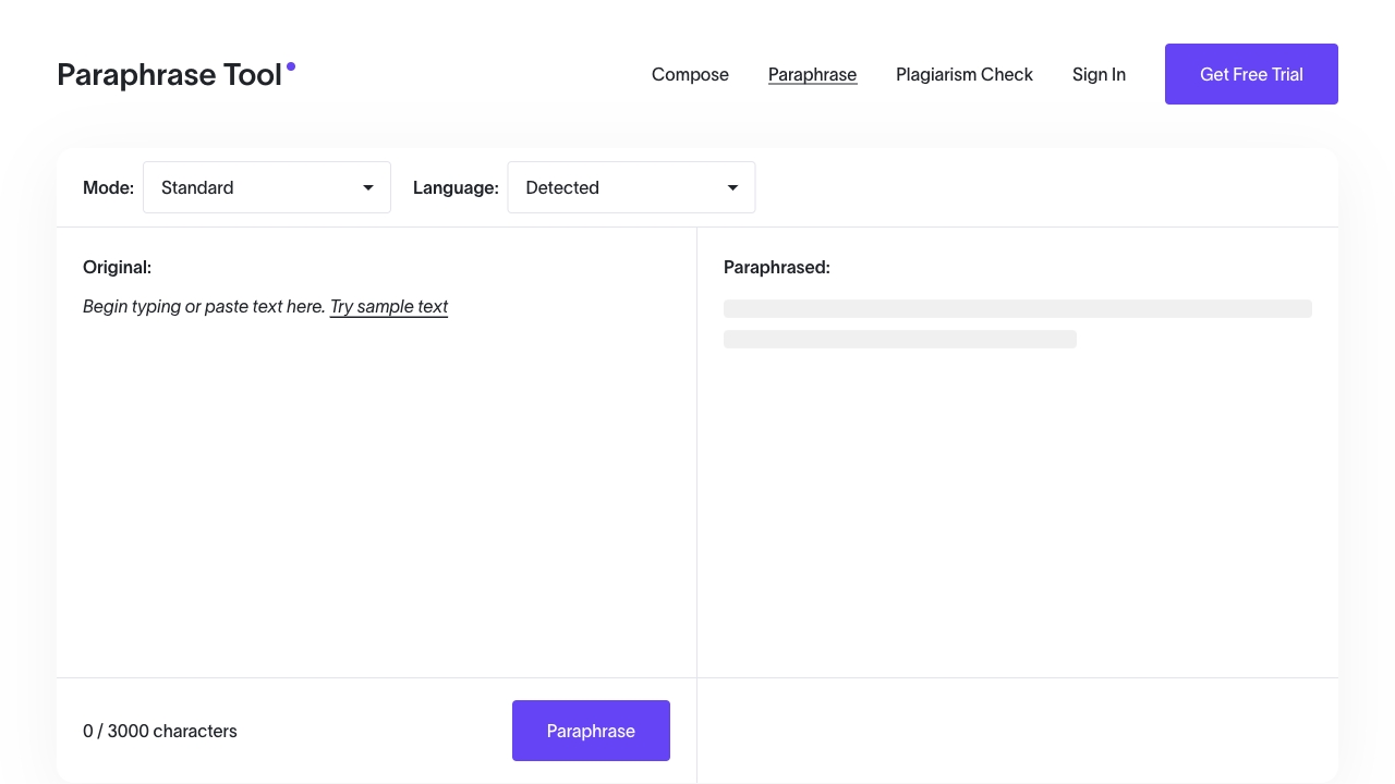 Paraphraser startup – AI Plagiarism Checker