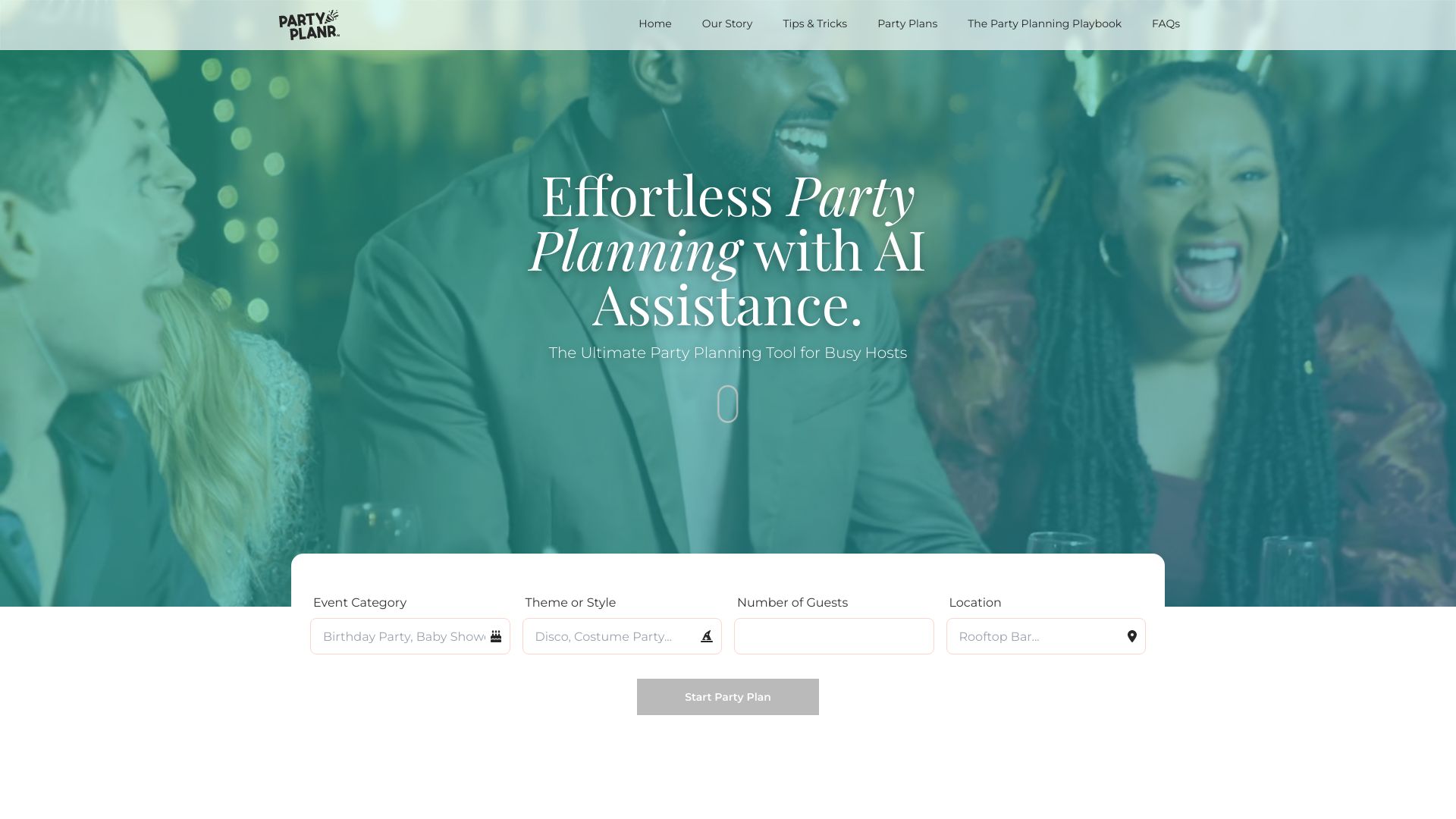 PartyPlanr startup – AI Gift Ideas