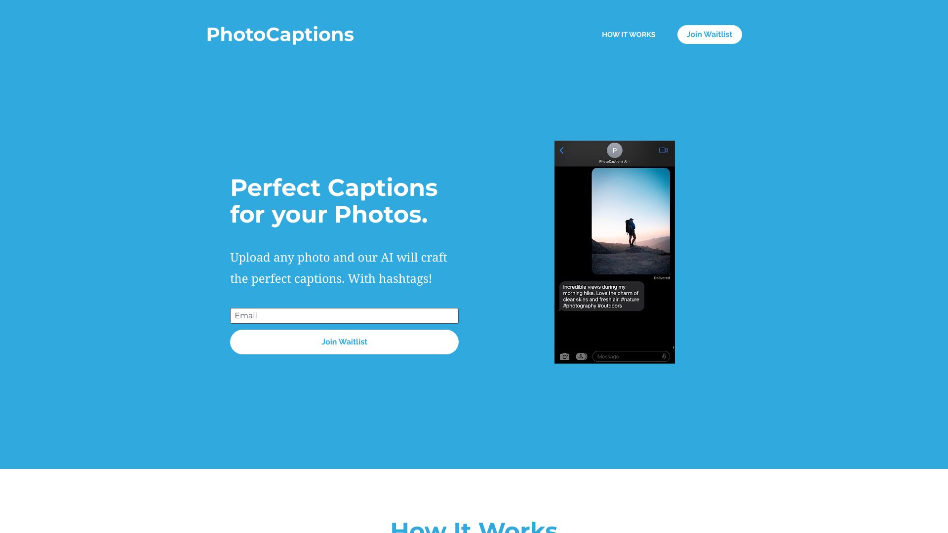 PhotoCaptions AI startup – AI Caption Generator