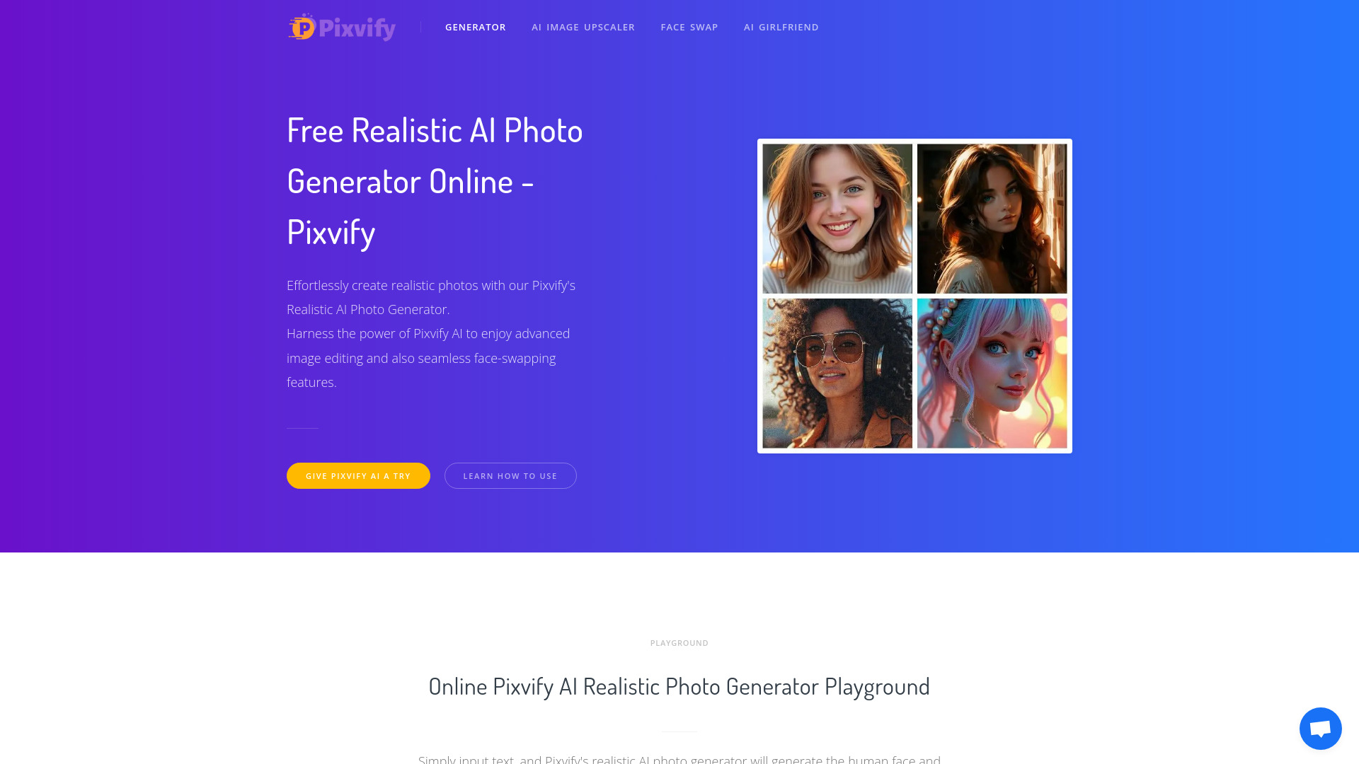 Pixvify AI startup – AI Realistic Image Generator