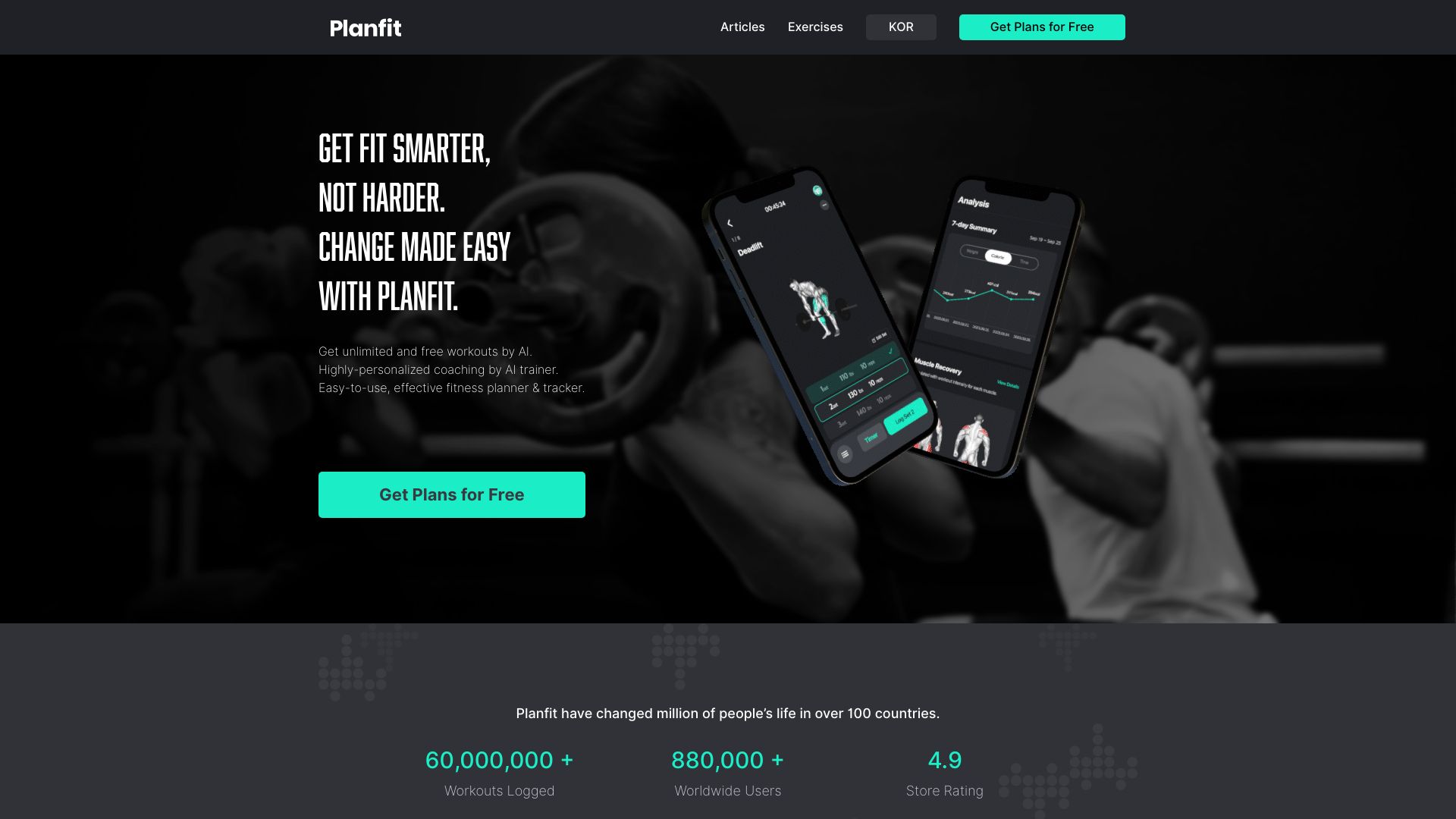 Planfit - AI Personal Trainer startup – AI App Builder