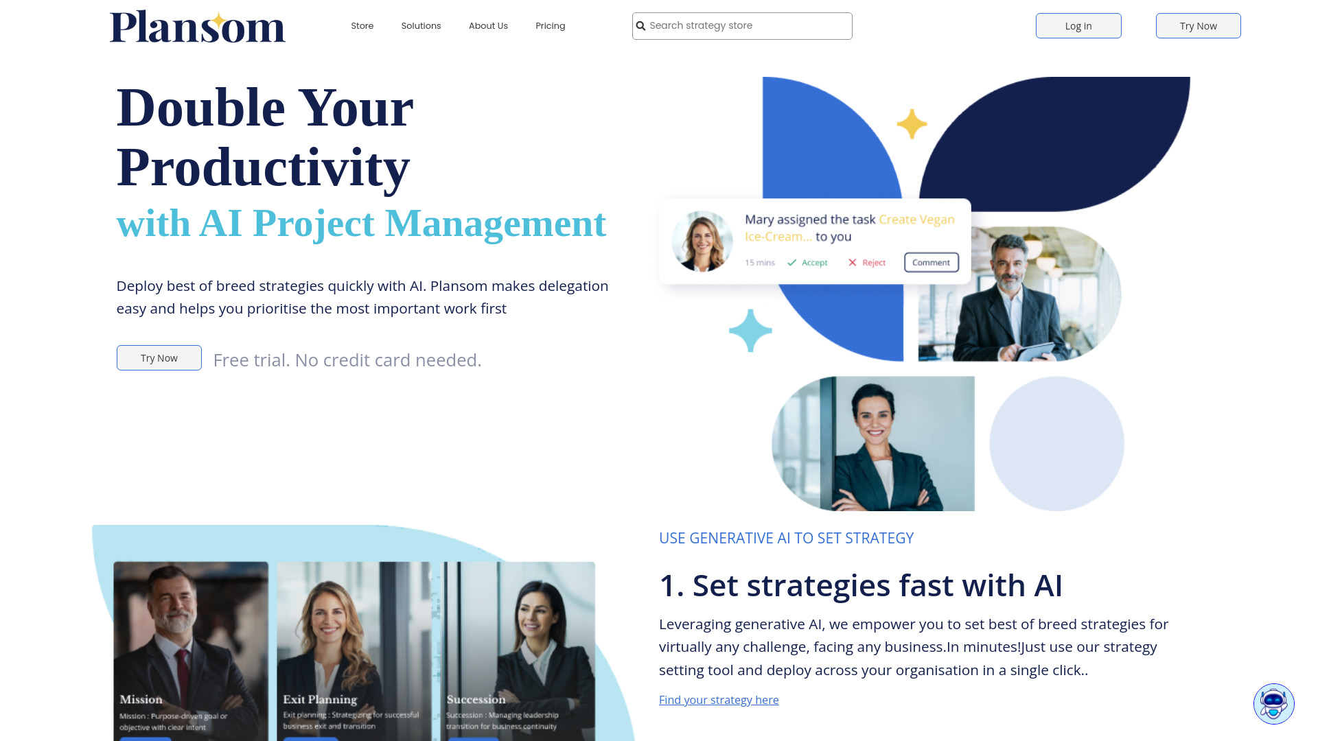 Plansom startup – AI Productivity Tools