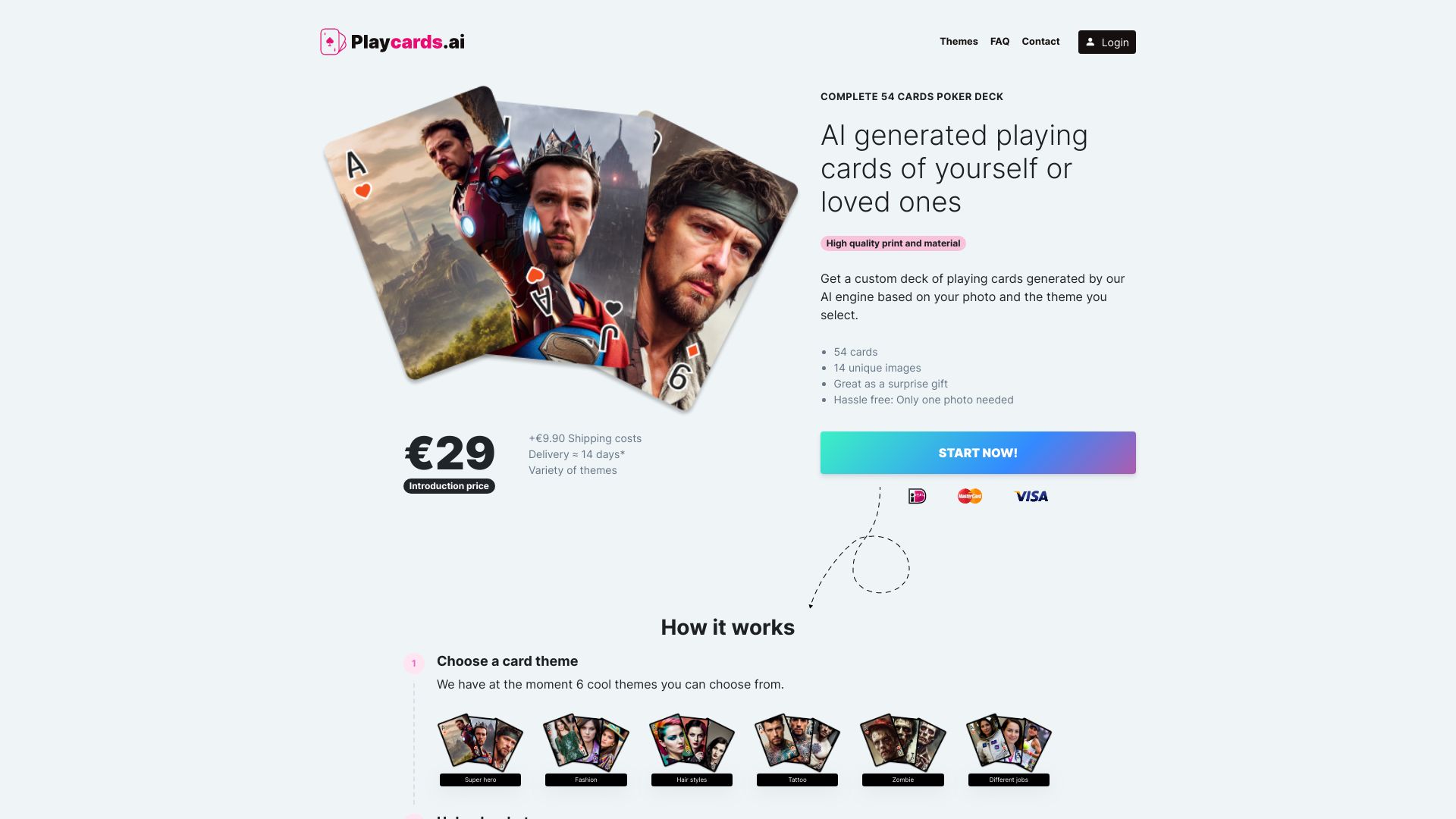 Playcards AI startup – AI Games