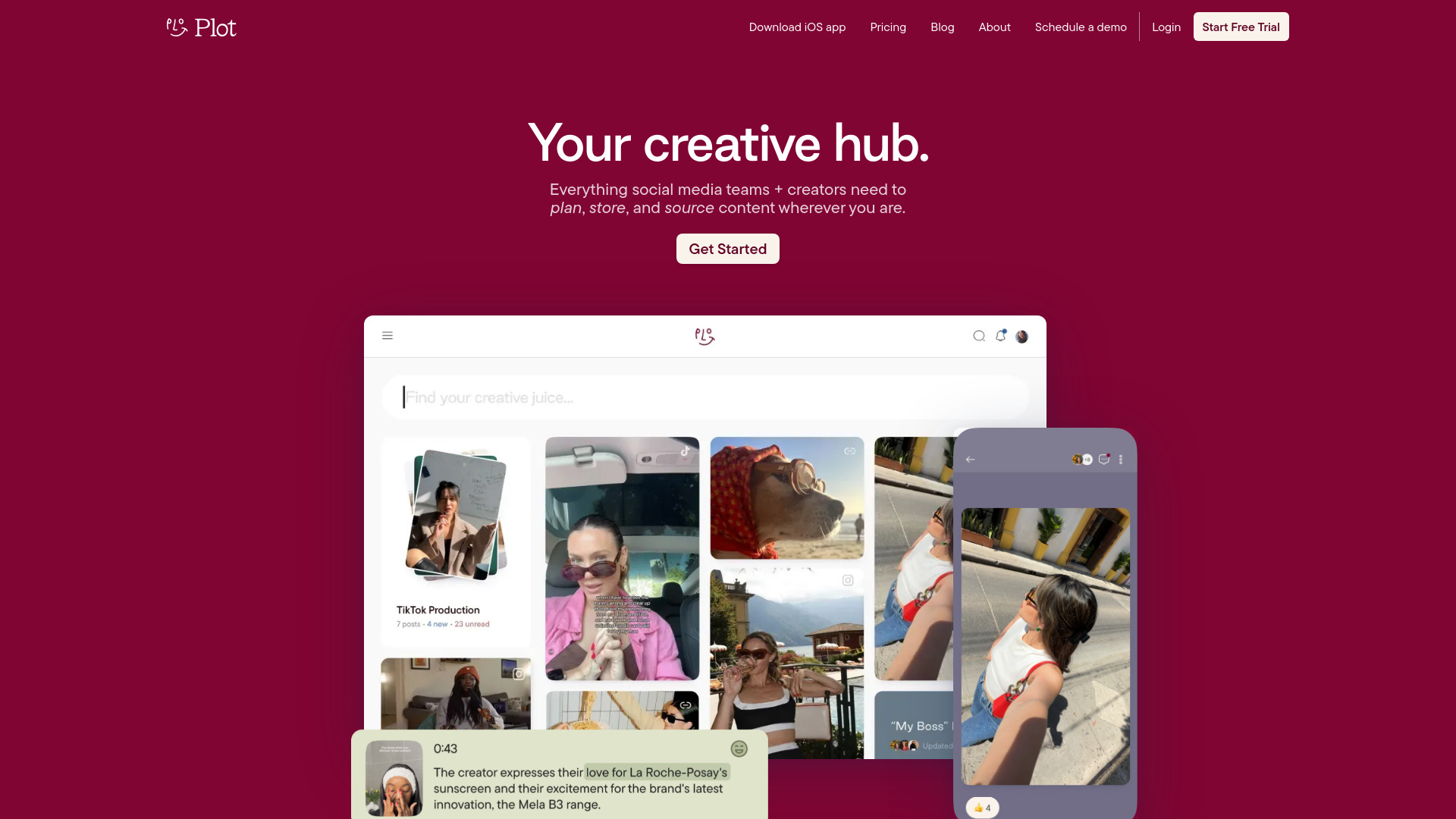 Plot startup – AI Social Media