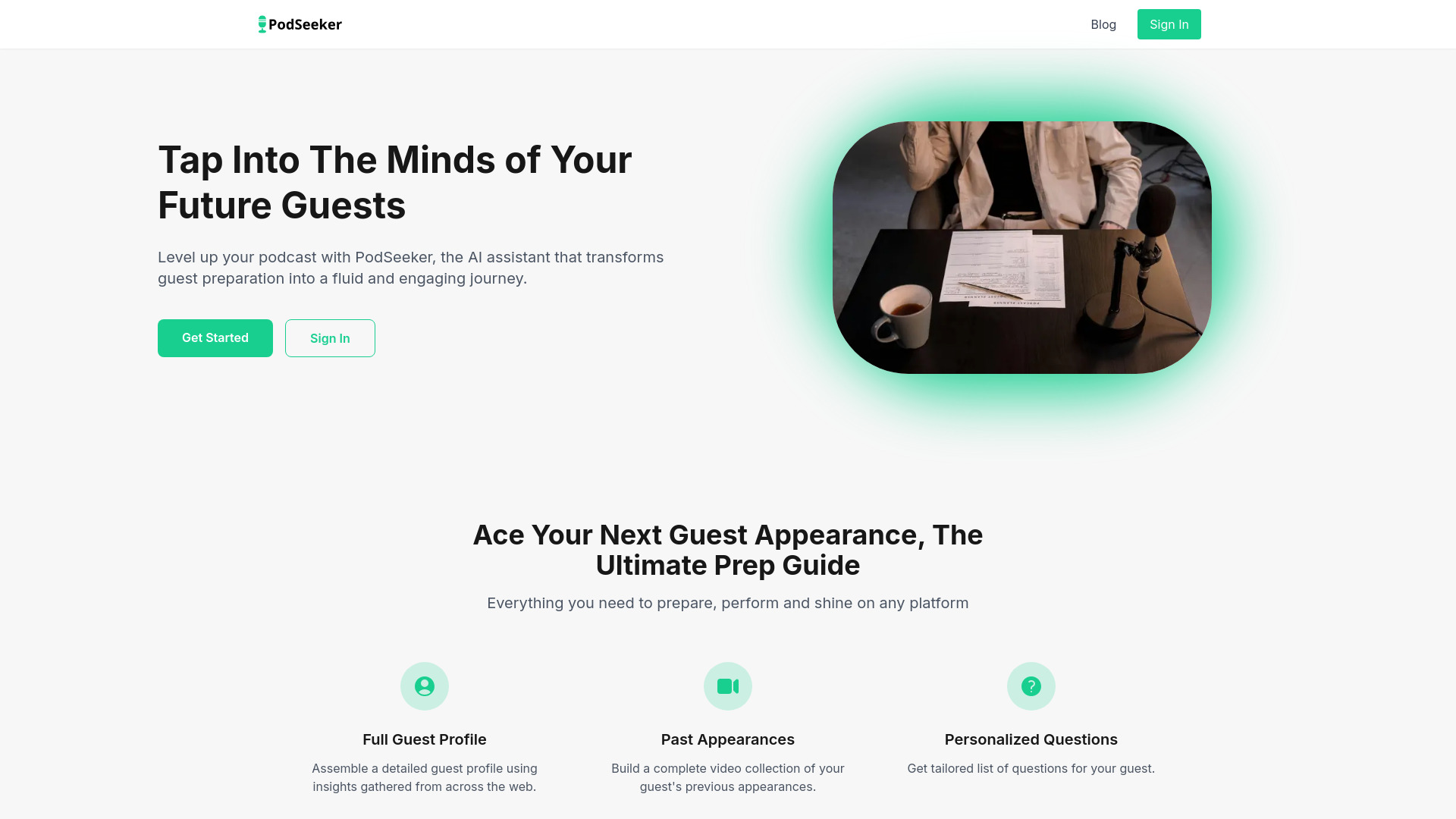 PodSeeker startup – AI Podcast