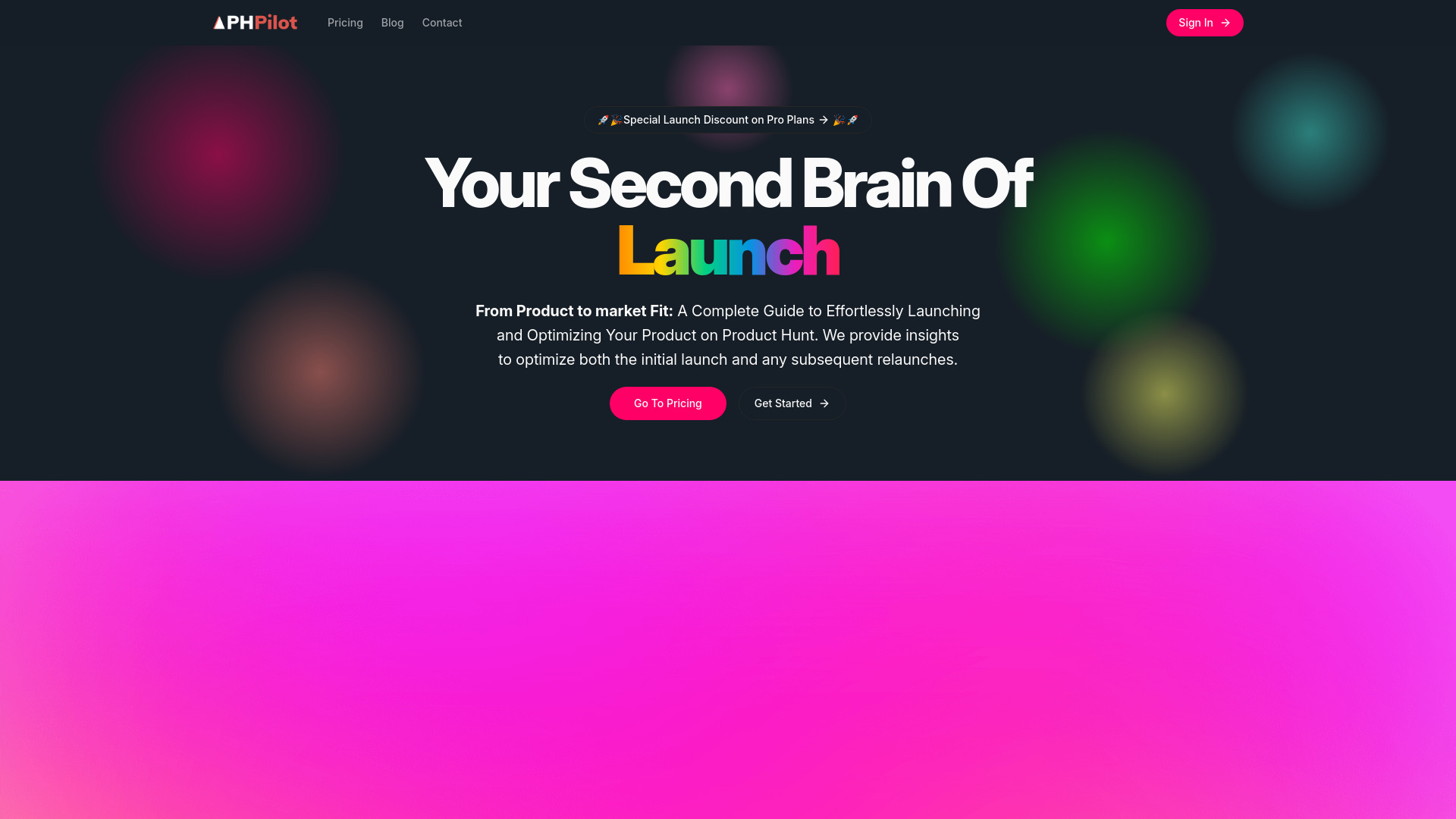 Product hunt Pilot startup – AI Marketing Plan Generator
