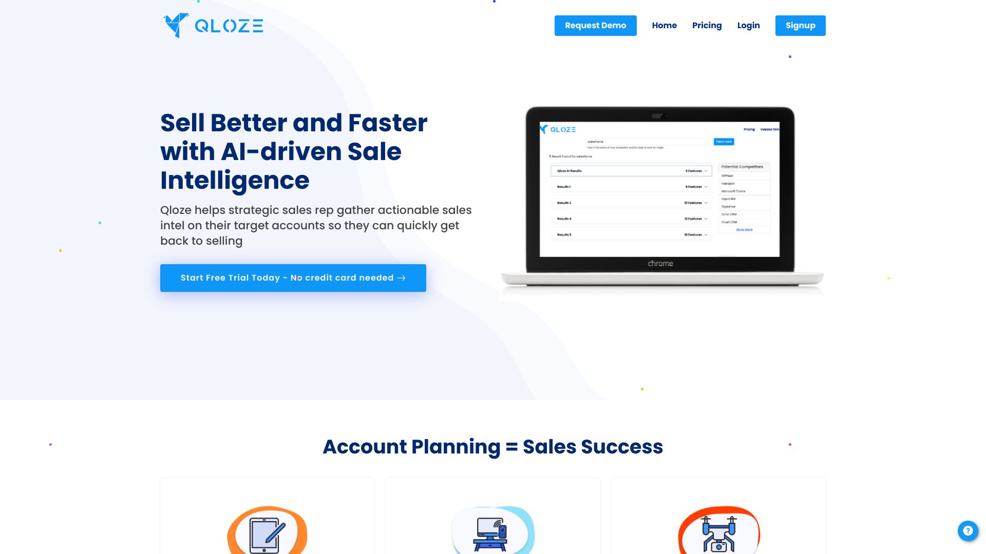 Qloze startup – AI Sales