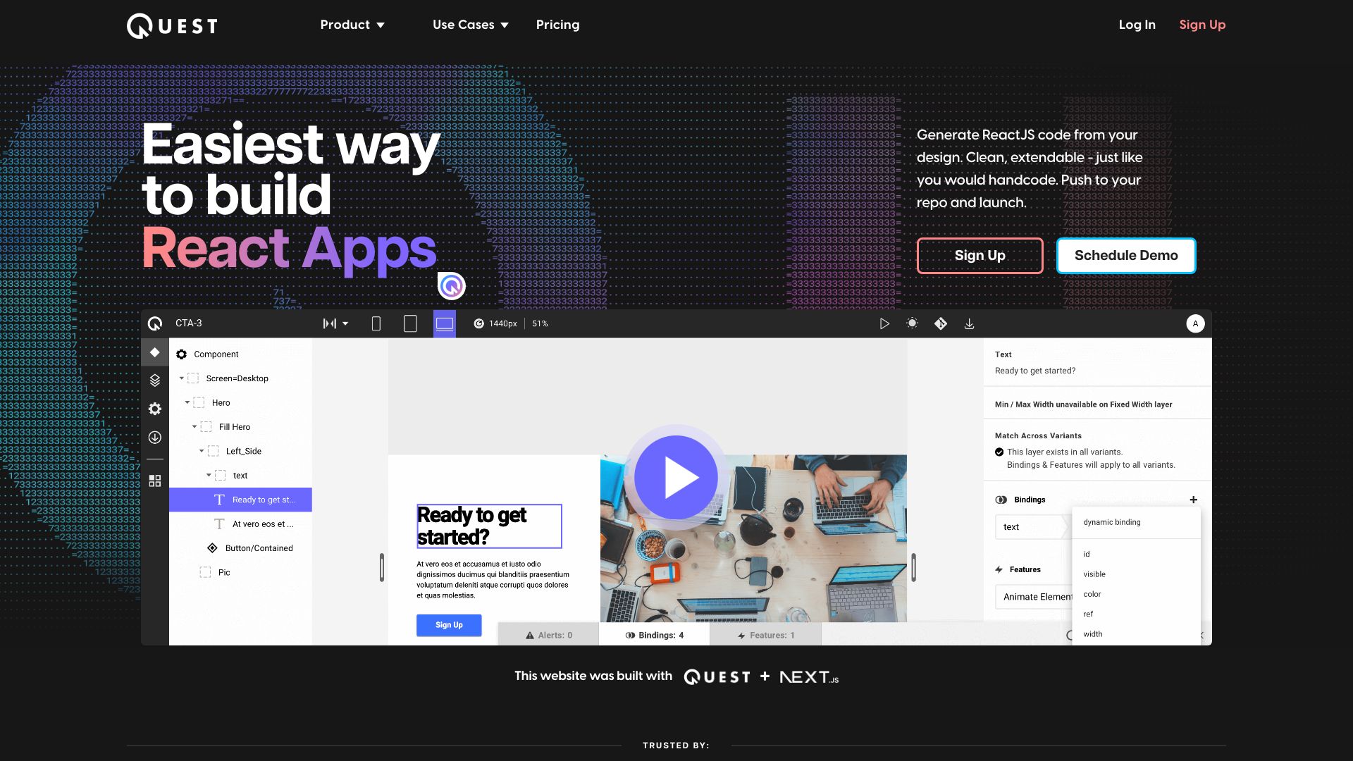 questAI startup – AI App Builder