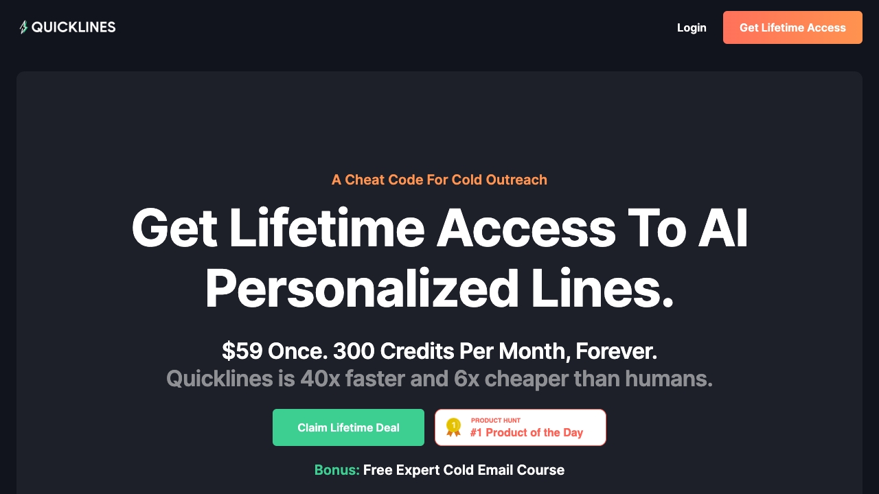 Quicklines startup – AI Email Assistant