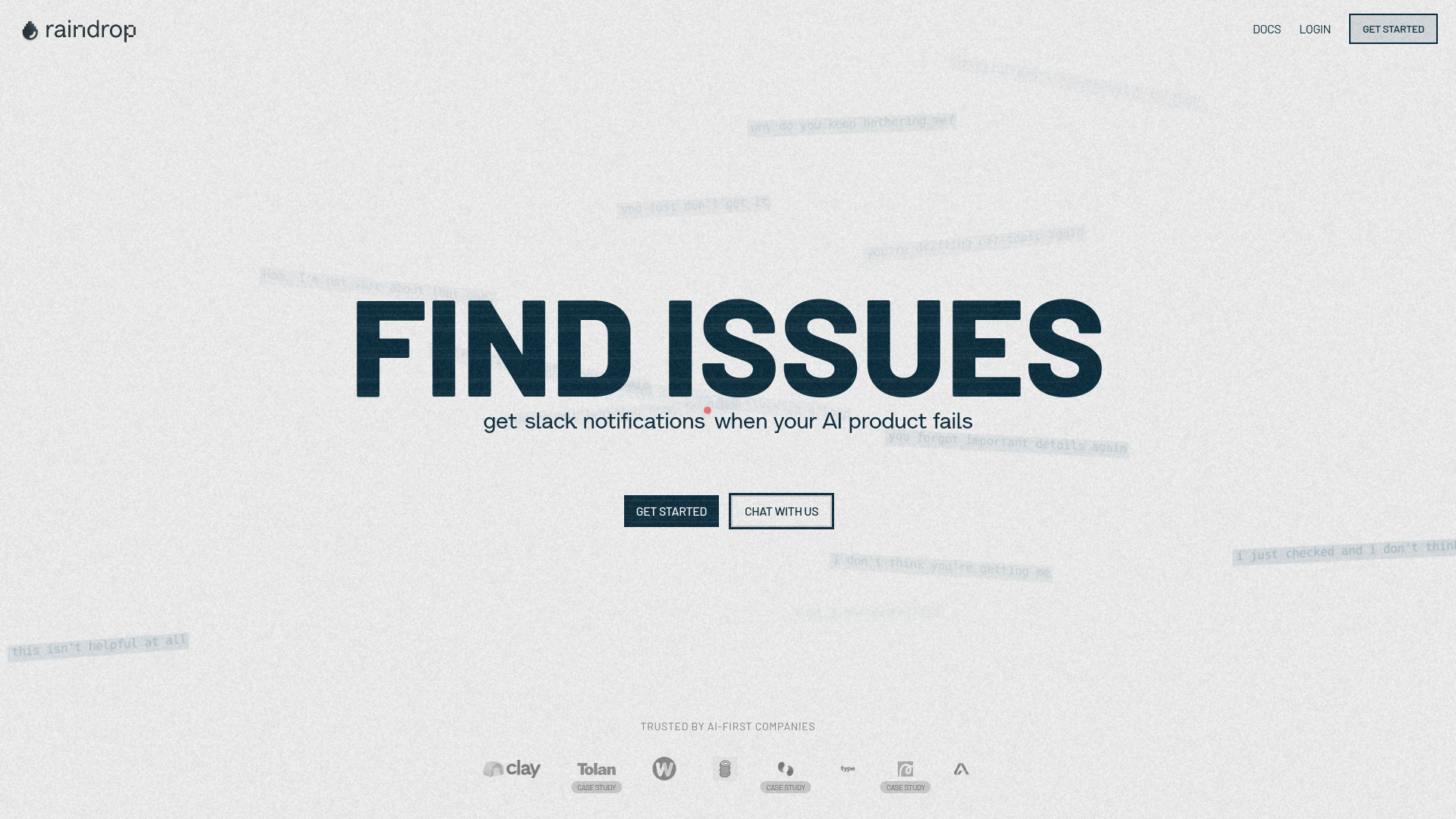 Raindrop startup – AI Monitor