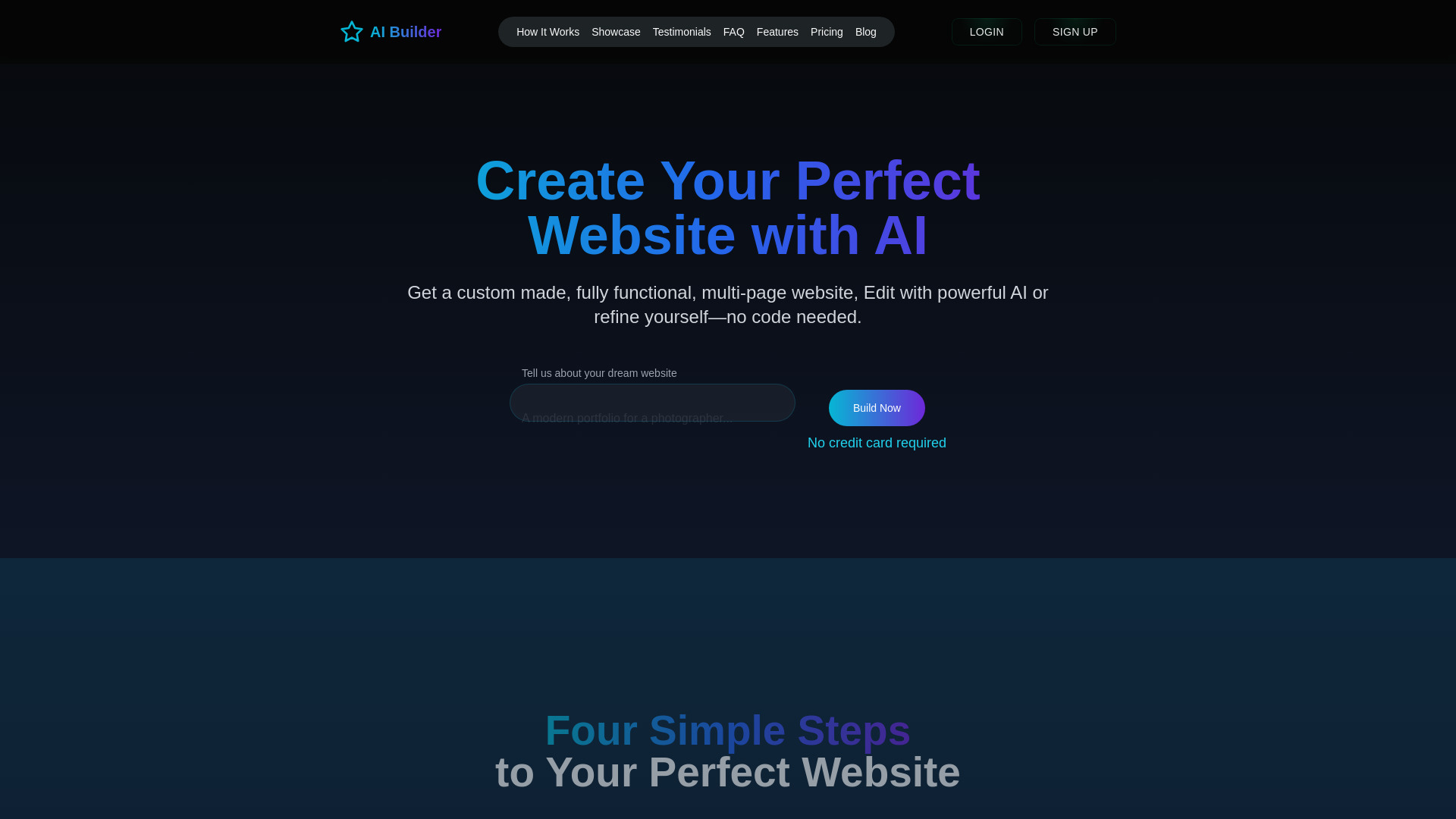 RapidSite startup – AI Website Builder