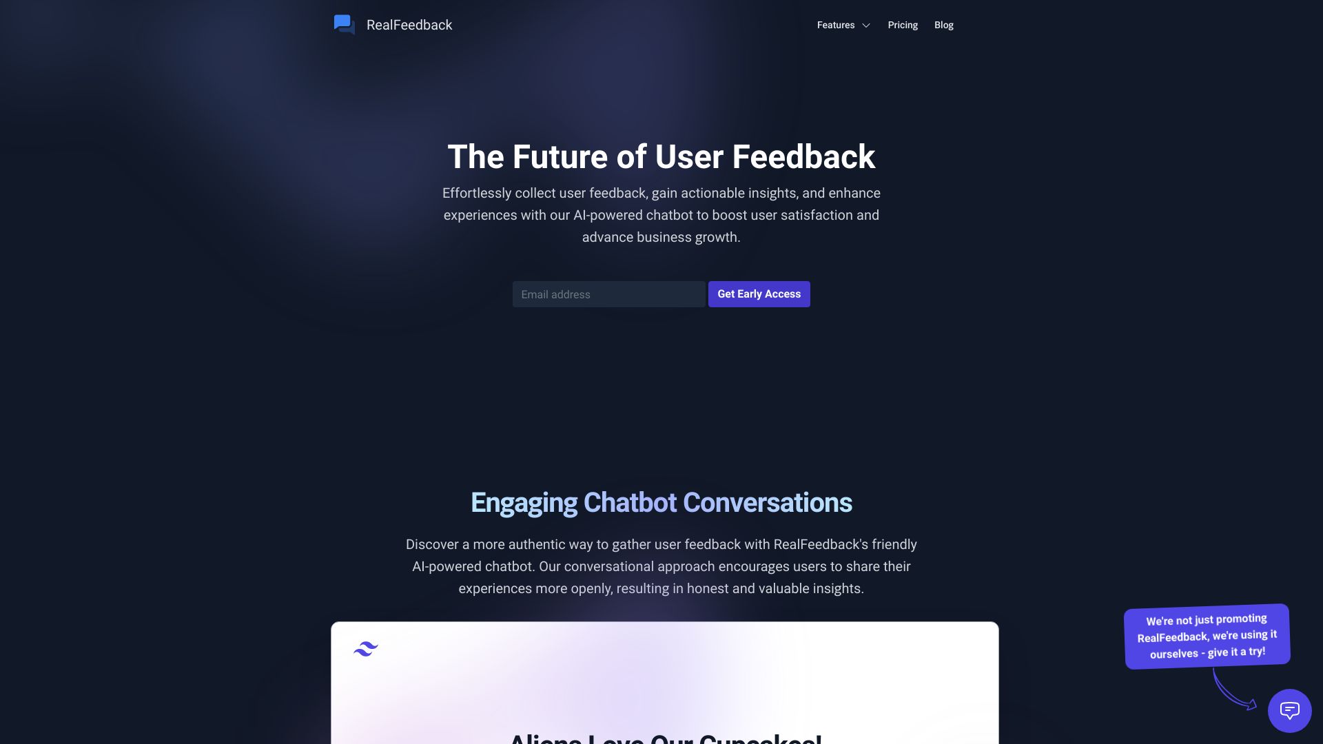 RealFeedback startup – AI Chatbot