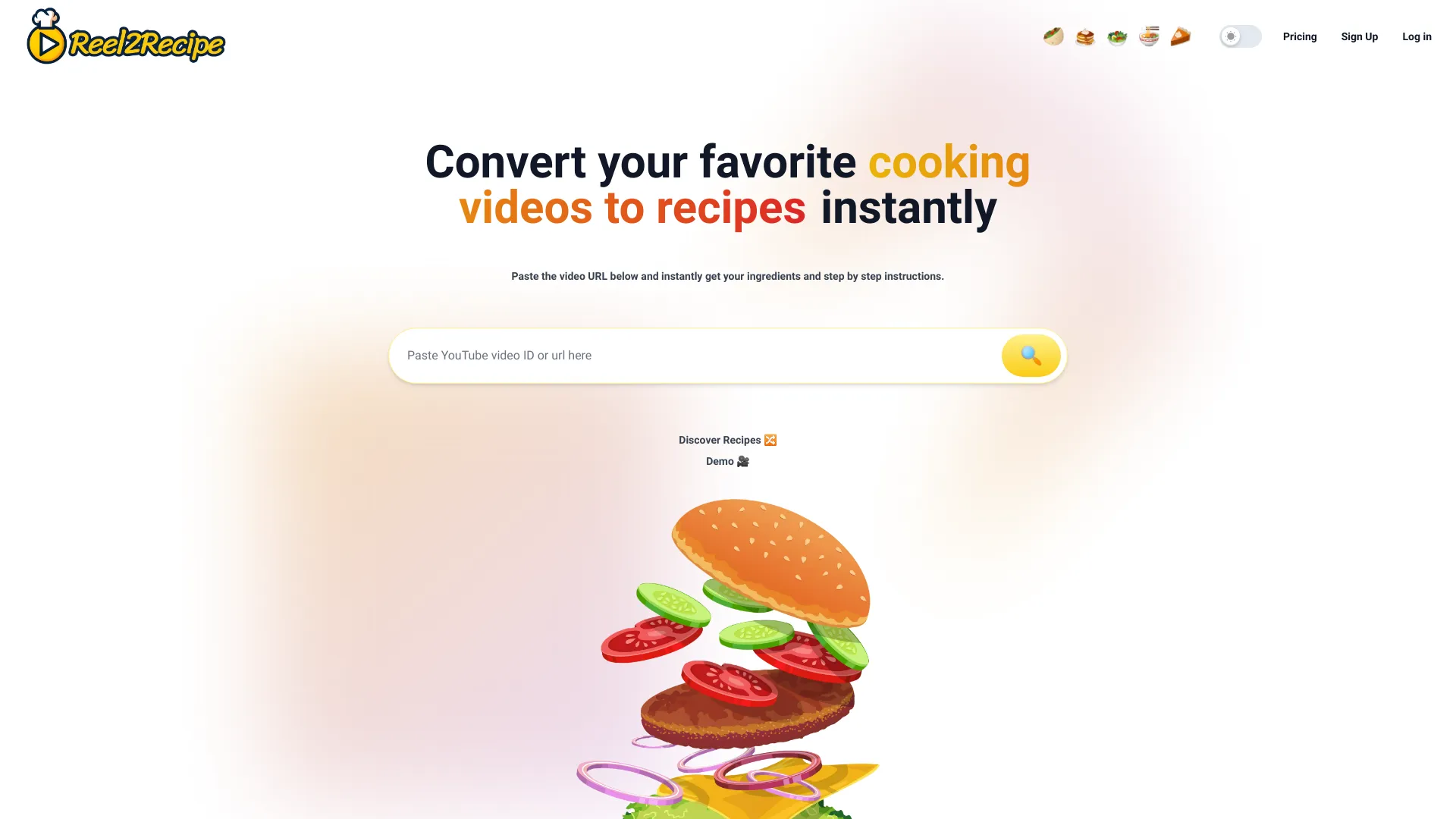 Reel2Recipe startup – AI Recipe