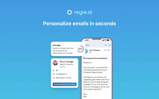 Regie.ai | AI Co-Pilot for Sales Emails startup – AI Email Writer