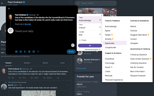 Replizen startup – AI Twitter