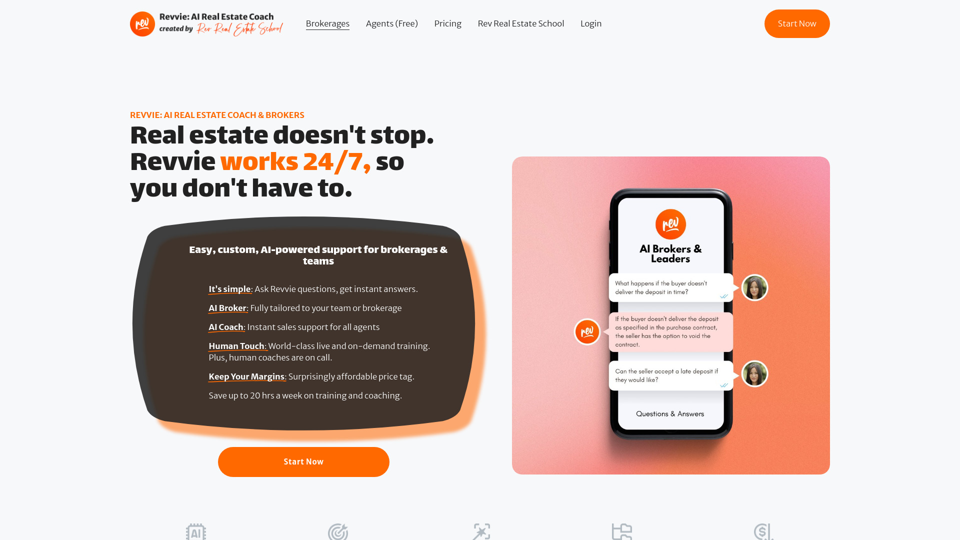 Revvie: AI Real Estate Coach & Brokers startup – AI Real Estate