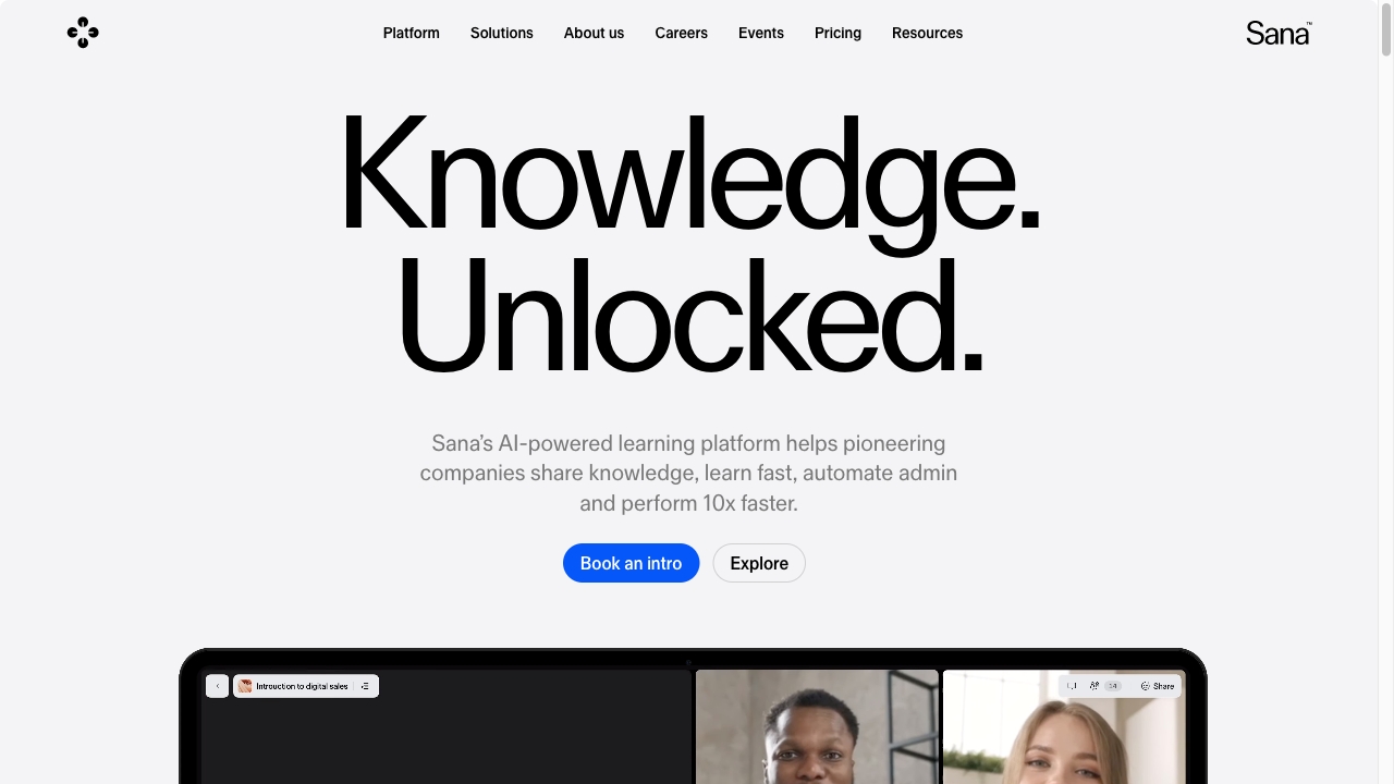 Sana Labs startup – AI Course